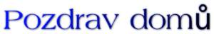 pozdrav